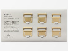 Load image into Gallery viewer, Brass Index Clips
