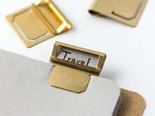 Load image into Gallery viewer, Brass Index Clips
