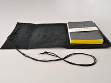 Load image into Gallery viewer, Leather Jeweled Pochette Notebook
