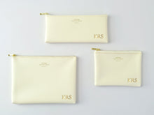Load image into Gallery viewer, Delfonics Quitterie Zip Pouch Cream
