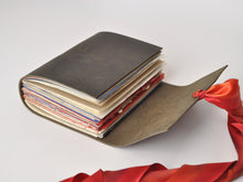 Load image into Gallery viewer, Crossroads One of a Kind Leather Journal

