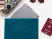 Load image into Gallery viewer, Wallaby Envelope Pouch - Petrol Blue
