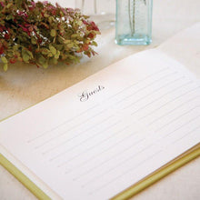 Load image into Gallery viewer, Handmade Silk Bound Guest Book
