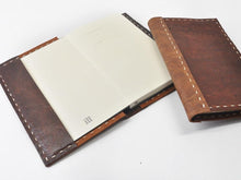 Load image into Gallery viewer, Handstitched Rustic Leather Notebook Cover
