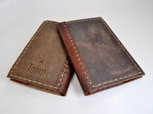 Load image into Gallery viewer, Handstitched Rustic Leather Notebook Cover
