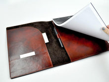 Load image into Gallery viewer, Italian Leather Luxury Portfolio

