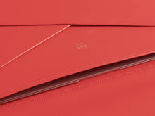 Load image into Gallery viewer, Leather Laptop Cache - Lobster Red
