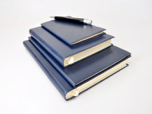 Load image into Gallery viewer, Manhattan Navy Blue Leather Journal
