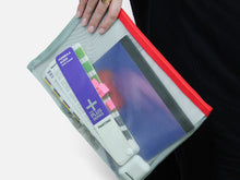 Load image into Gallery viewer, Papier Tigre Canvas Mesh Large Pouch
