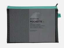 Load image into Gallery viewer, Papier Tigre Canvas Mesh Large Pouch

