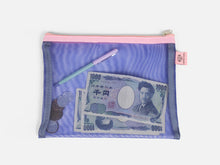 Load image into Gallery viewer, Papier Tigre Canvas Mesh Medium Pouch
