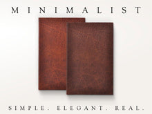 Load image into Gallery viewer, Minimalist Rustic Leather Journal
