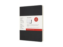 Load image into Gallery viewer, Moleskine Subject Cahier Journals Set of 2 - Black / Red
