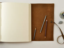 Load image into Gallery viewer, Mount Everest Extra Large Leather Sketchbook
