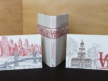 Load image into Gallery viewer, Philadelphia Letterpress Library Note Set
