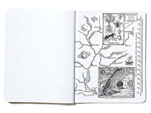 Load image into Gallery viewer, Red Hibiscus Decomposition Book - Ruled Pages
