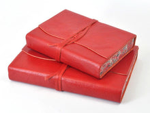 Load image into Gallery viewer, Roma Lussa Leather Journal - Red
