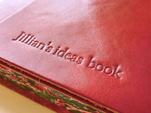 Load image into Gallery viewer, Roma Lussa Leather Journal - Red
