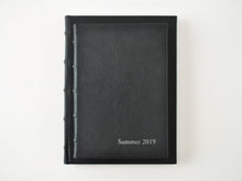 Load image into Gallery viewer, Sag Harbor Luxury Leather Bound Journal - Black
