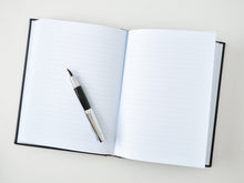 Load image into Gallery viewer, Sag Harbor Luxury Leather Bound Journal - Black
