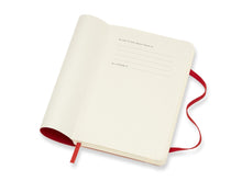 Load image into Gallery viewer, Moleskine 2020-2021 Weekly Notebook, 18 Month - Scarlet Red Soft Cover
