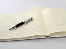 Load image into Gallery viewer, White Italian Leather Guest Book
